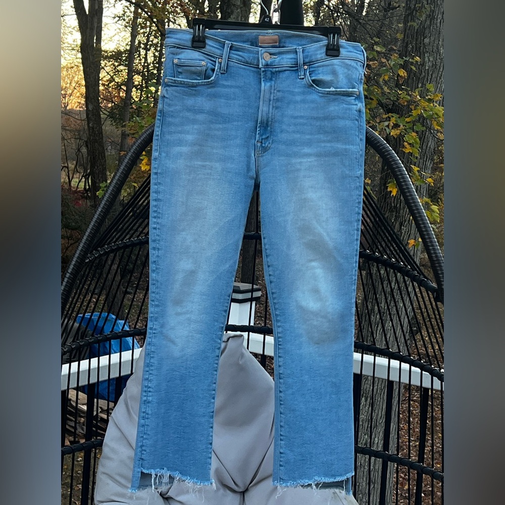 MOTHER THE INSIDER CROP STEP FRAY IN LIMITED EDITION SIZE 32 - Picture 4 of 12